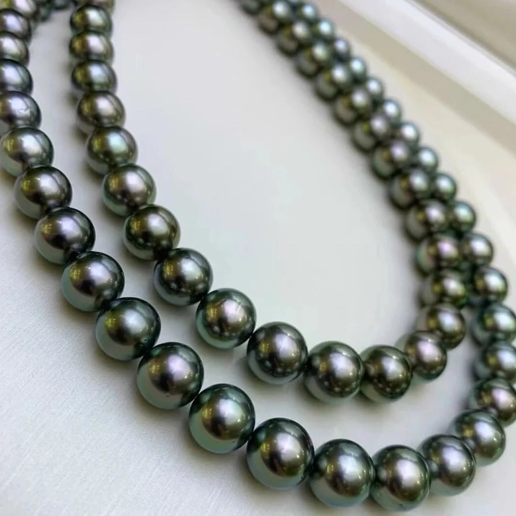 tahitian black pearl necklace