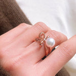 Load image into Gallery viewer, mikimoto pearl ring
