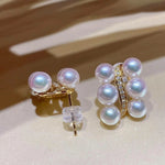 Load image into Gallery viewer, akoya pearl earringss
