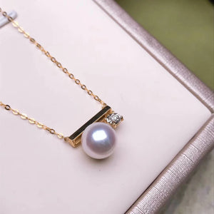 honora pink Japanese akoya pearl necklace