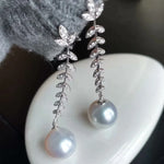 Load image into Gallery viewer, white south sea pearl earrings sale
