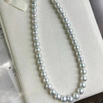 Load image into Gallery viewer, Japanese akoya pearl and emerald jewelry
