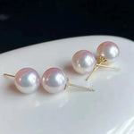 Load image into Gallery viewer, mikimoto akoya pearl earrings
