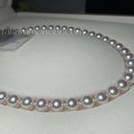 Load image into Gallery viewer, Japanese akoya pearl necklace for wedding
