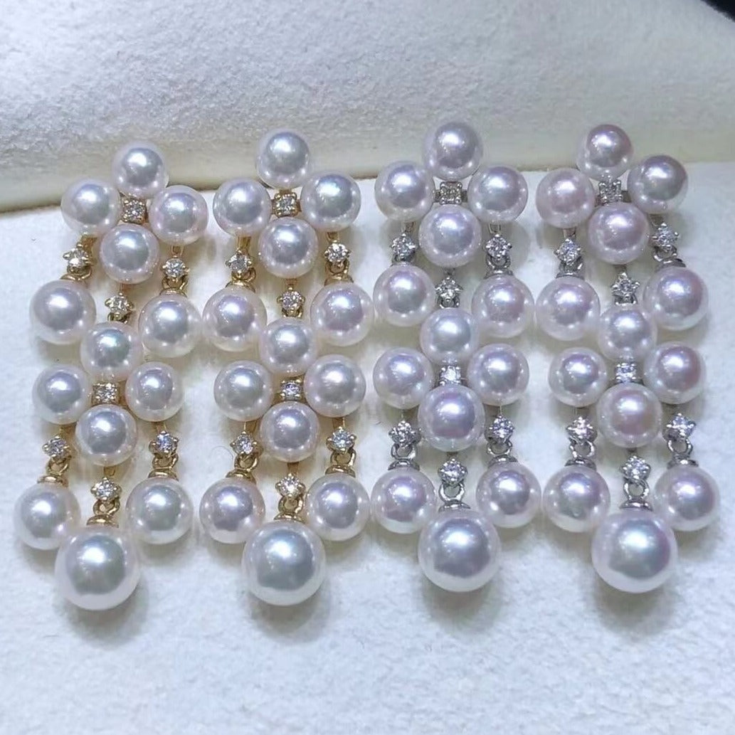 18 akoya pearl akoya pearl earrings