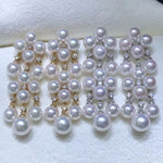 Load image into Gallery viewer, 18 akoya pearl akoya pearl earrings
