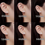 Load image into Gallery viewer, genuine akoya pearl stud earrings
