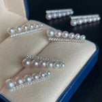 Load image into Gallery viewer, tasaki akoya pearl earrings stud
