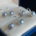 Load image into Gallery viewer, baby pearl blue color earrings
