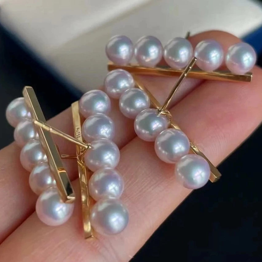 vintage mikimoto pearl earrings