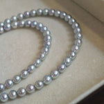 Load image into Gallery viewer, natural Japanese akoya pearls necklace
