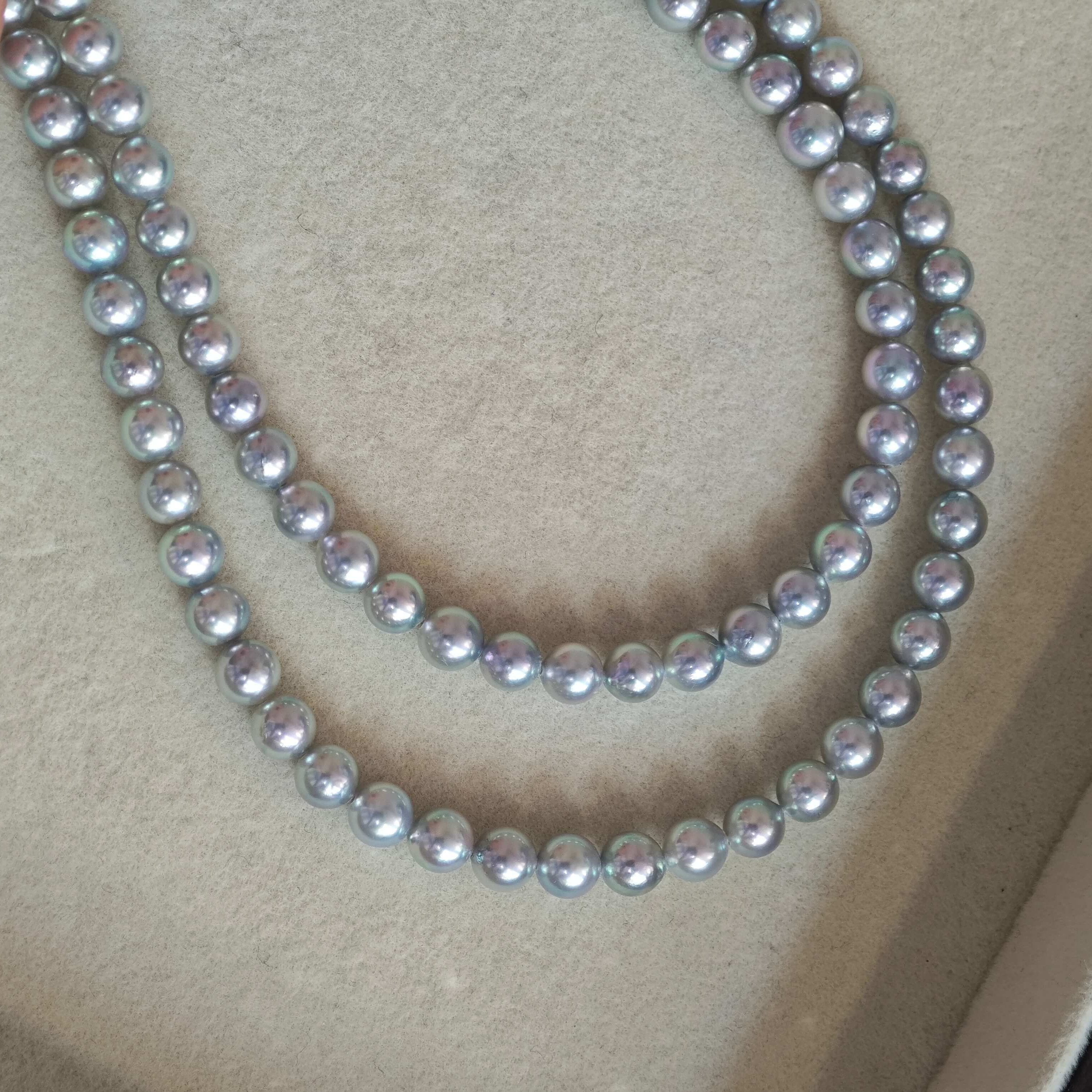 Japanese akoya pearl necklace clasp