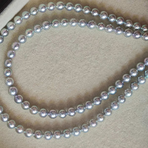 vintage akoya pearl necklace