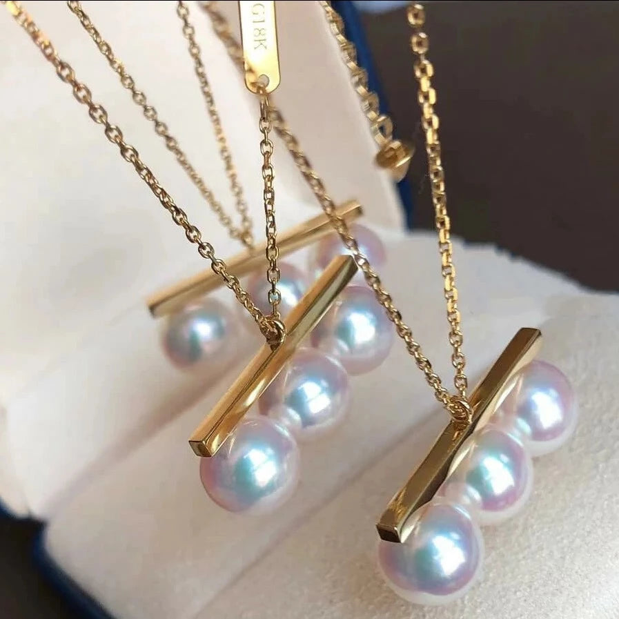 hanging pearl earrings