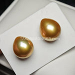 Load image into Gallery viewer, golden south sea pearl earrings on sale

