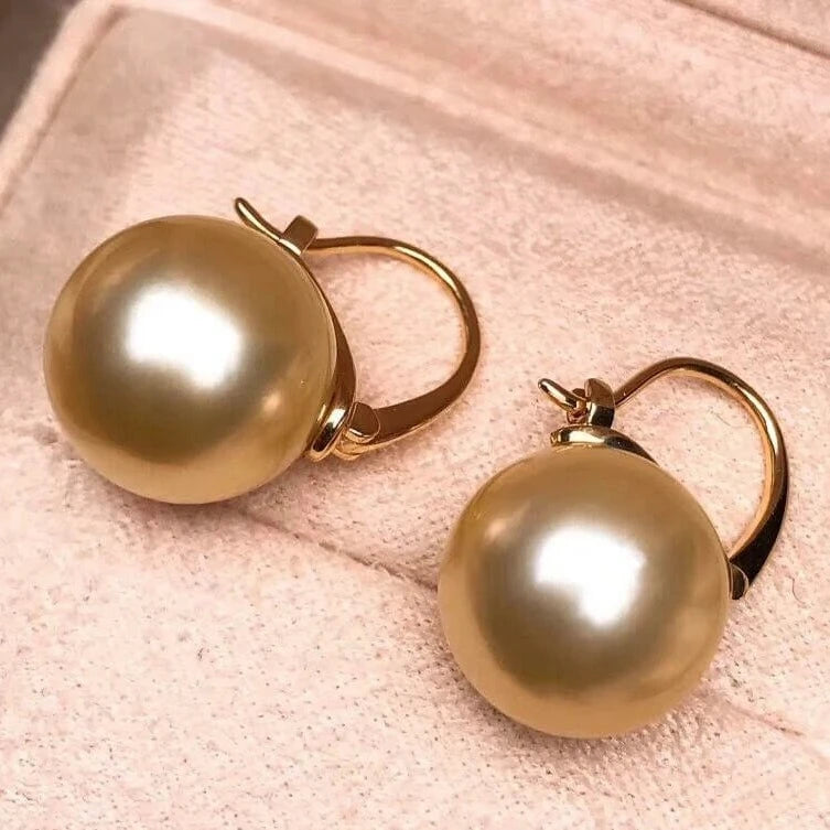 pink golden south sea pearl apple for sale