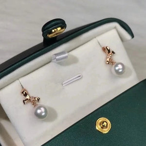 personalized pearl earrings