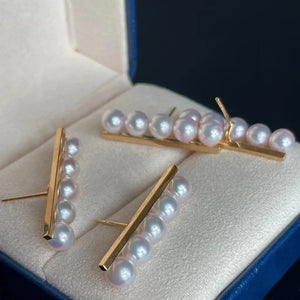 cultured akoya pearl earrings