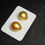 Load image into Gallery viewer, graduated golden south sea pearl golden south sea pearl earrings
