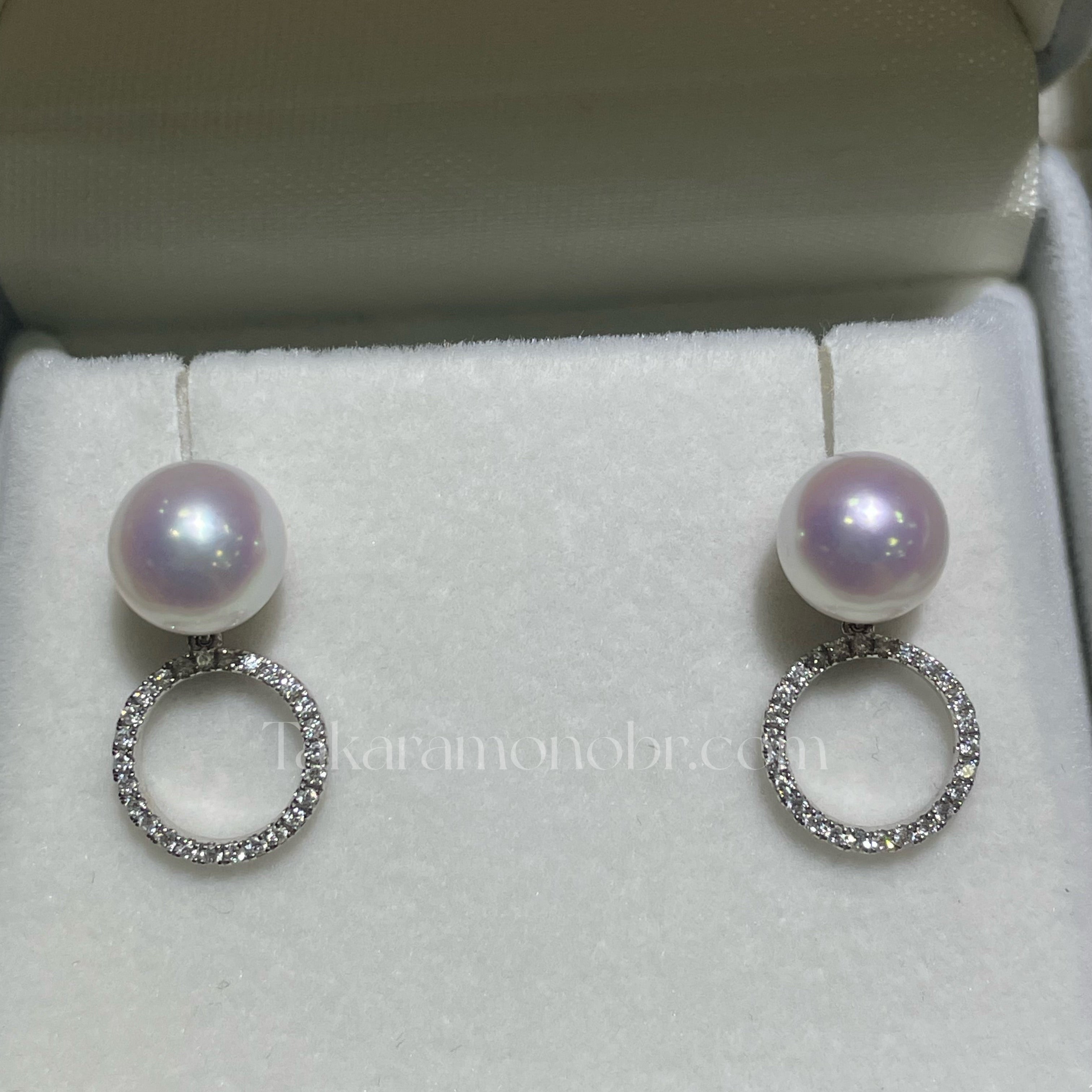gem quality akoya pearl earrings