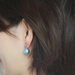 Load image into Gallery viewer, tahitian pearl studs
