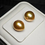 Load image into Gallery viewer, the Philippines deep golden pair pearls
