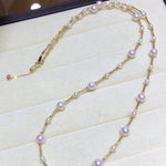 Load image into Gallery viewer, promise necklaces with Japanese akoya pearls
