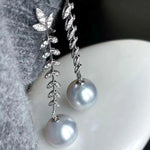 Load image into Gallery viewer, white south sea pearl nipple jewelry
