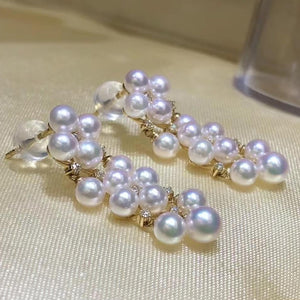 personalized akoya pearl earringss