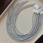 Load image into Gallery viewer, Japanese akoya pearl eternity necklace
