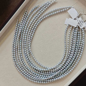 Japanese akoya pearl eternity necklace