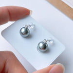 Load image into Gallery viewer, tahitian pearl earrings uk
