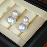 Load image into Gallery viewer, Australian white pearls have a delicate texture and a mysterious
