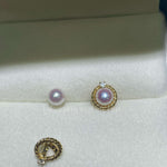 Load image into Gallery viewer, best akoya pearl earrings
