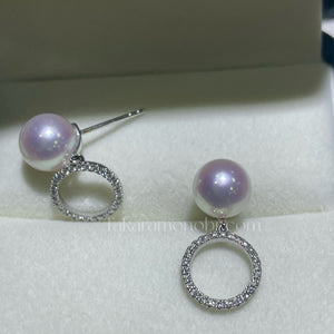 genuine akoya pearl akoya pearl earrings