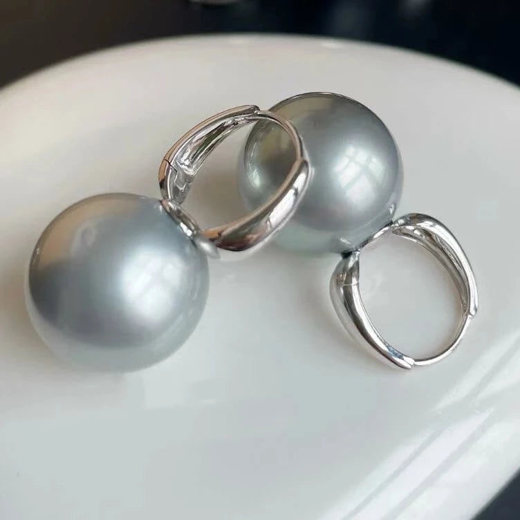 tahitian pearl earring