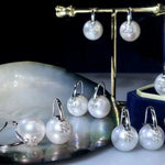 Load image into Gallery viewer, classic pearl earrings
