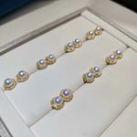 Load image into Gallery viewer, pearl stud earrings 
