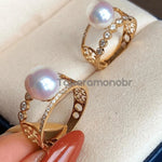 Load image into Gallery viewer, Japanese akoya pearl Japanese akoya pearl ring
