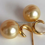 Load image into Gallery viewer, real pearl earrings men

