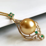 Load image into Gallery viewer, how much are golden south sea pearls
