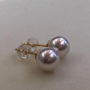 cultured pearl earrings