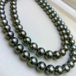 Load image into Gallery viewer, tahitian black pearl necklace
