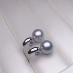 Load image into Gallery viewer, cultured pearl akoya pearl earrings
