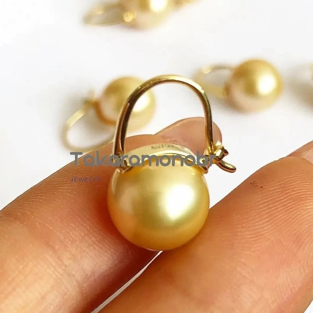 handmade pearl earrings