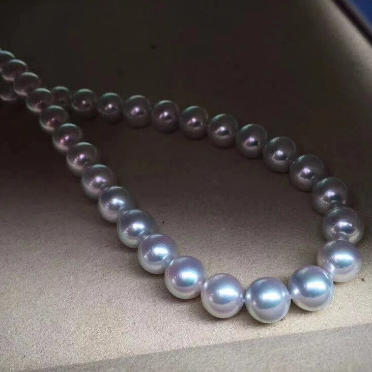 blue south sea Japanese akoya pearls