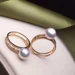 Load image into Gallery viewer, multi strand Japanese akoya pearl Japanese akoya pearl necklace
