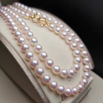 Load image into Gallery viewer, Japanese akoya pearls zales
