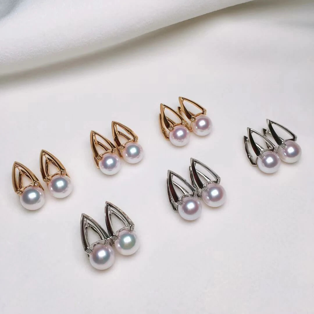 cultured pearl earrings