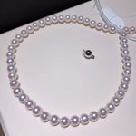Load image into Gallery viewer, newborn Japanese akoya pearl necklace
